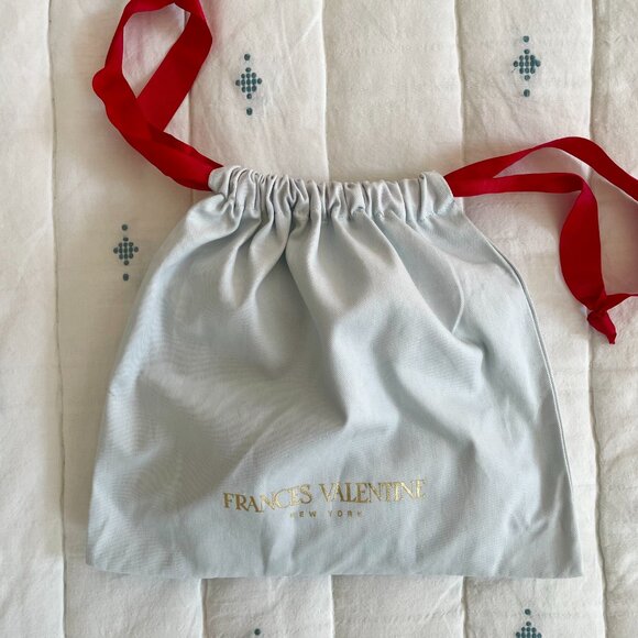 Frances Valentine Black Wristlet (with dustbags, care card, etc.) - Picture 8 of 9